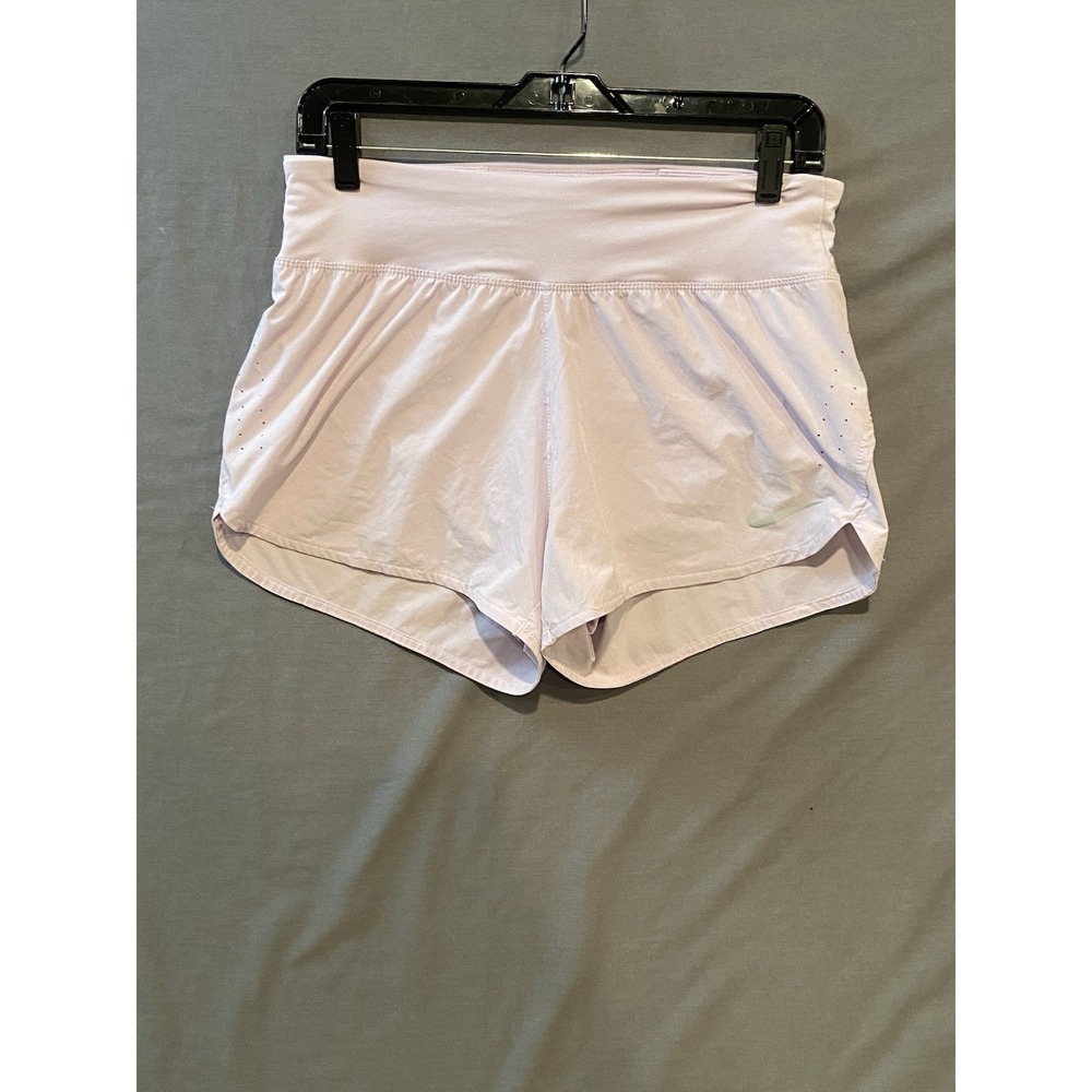 Nike Dri-Fit Running Shorts Women's M Purple 3" Inseam Lined Fitness Workout